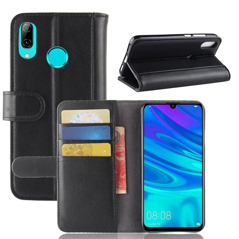 Aito Nahkakotelo Huawei P30 Lite Musta