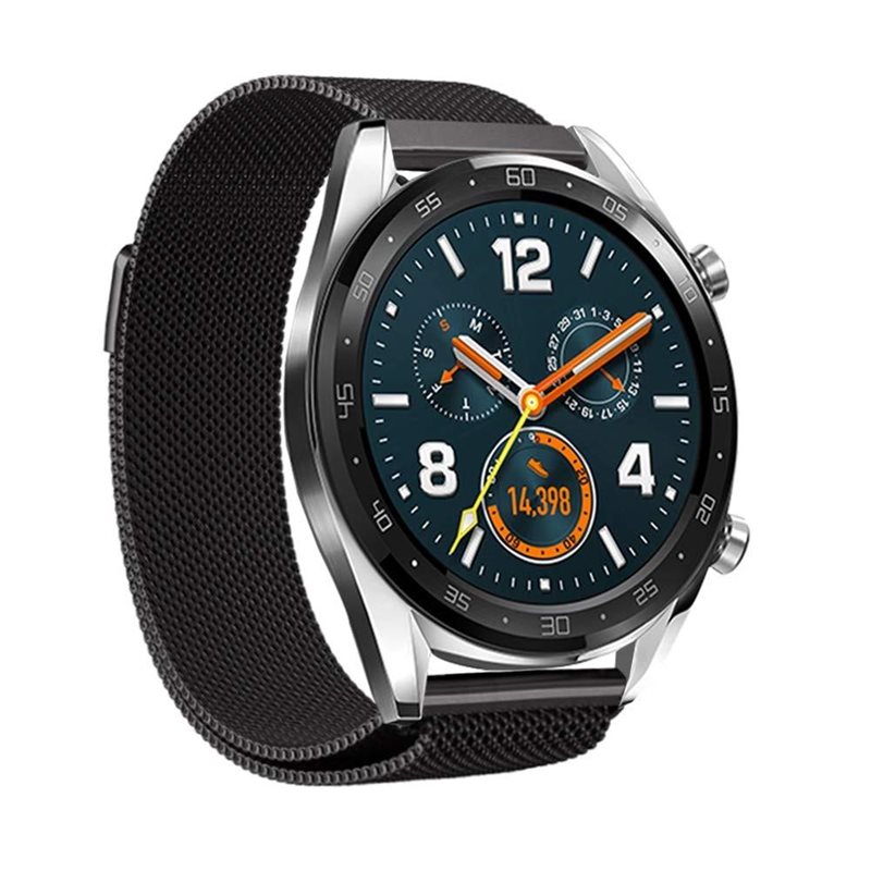Ranneke Milanese Huawei Watch GT 2 46mm/Watch GT 2e/Watch GT Musta