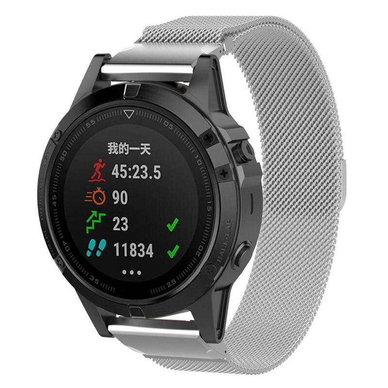 Ranneke Milanese Garmin Epix 47mm Gen 2 Hopea