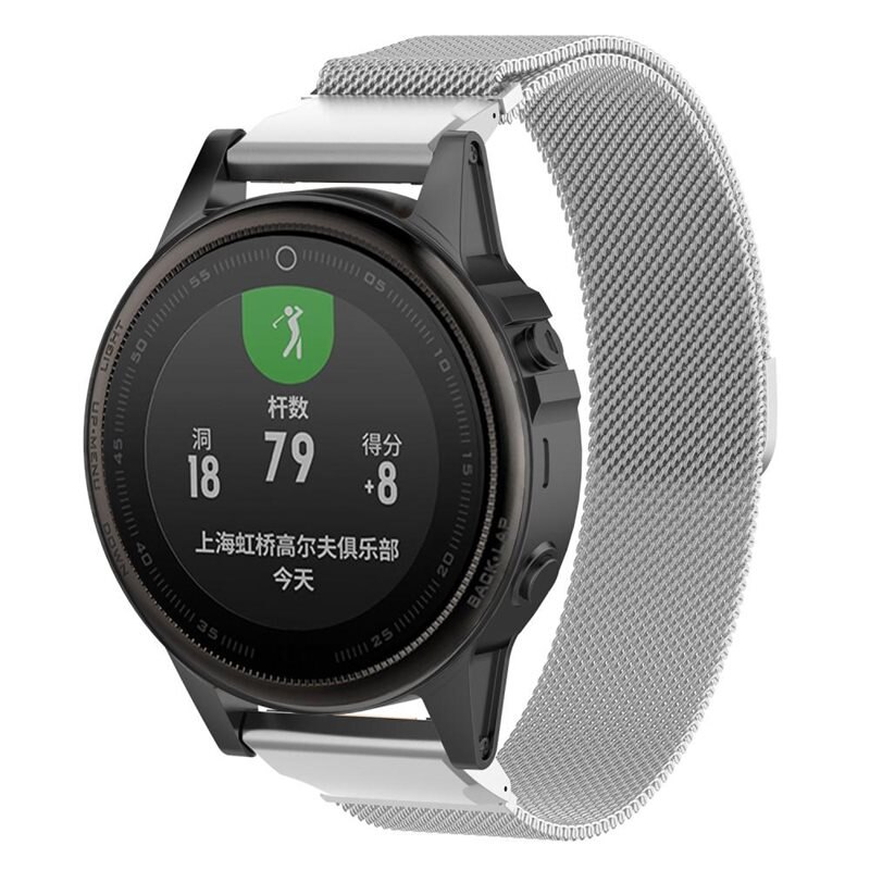 Ranneke Milanese Garmin Fenix 6S Hopea