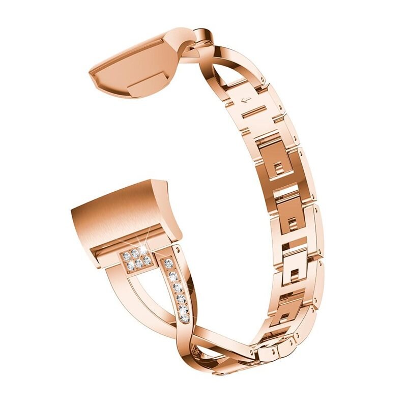 Crystal Bracelet Fitbit Charge 3/4 Rose Gold - Ranneke