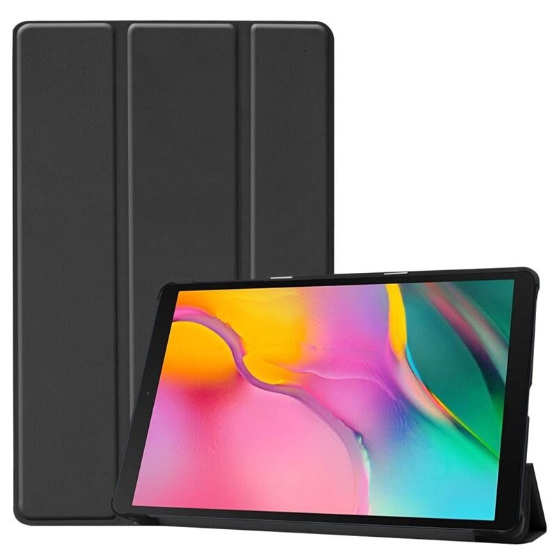 Kotelo Tri-fold Samsung Galaxy Tab A 10.1 (2019) Musta
