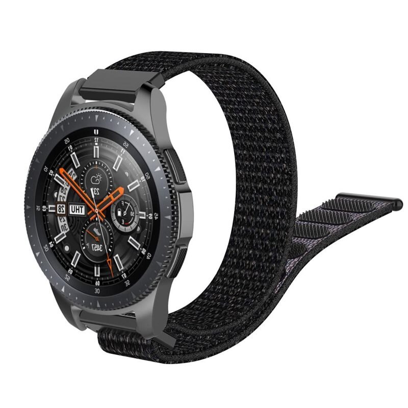 Nailonranneke Samsung Galaxy Watch 5 44mm Musta