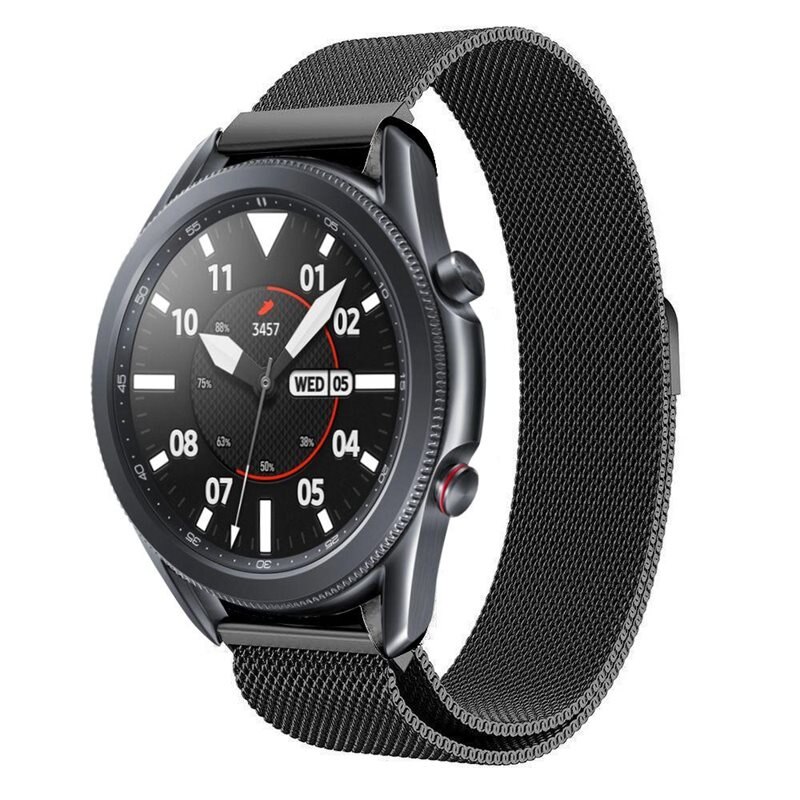 Ranneke Milanese Samsung Galaxy Watch 3 41mm Musta