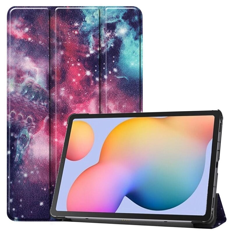 Kotelo Tri-fold Samsung Galaxy Tab S6 Lite Ulkoavaruus