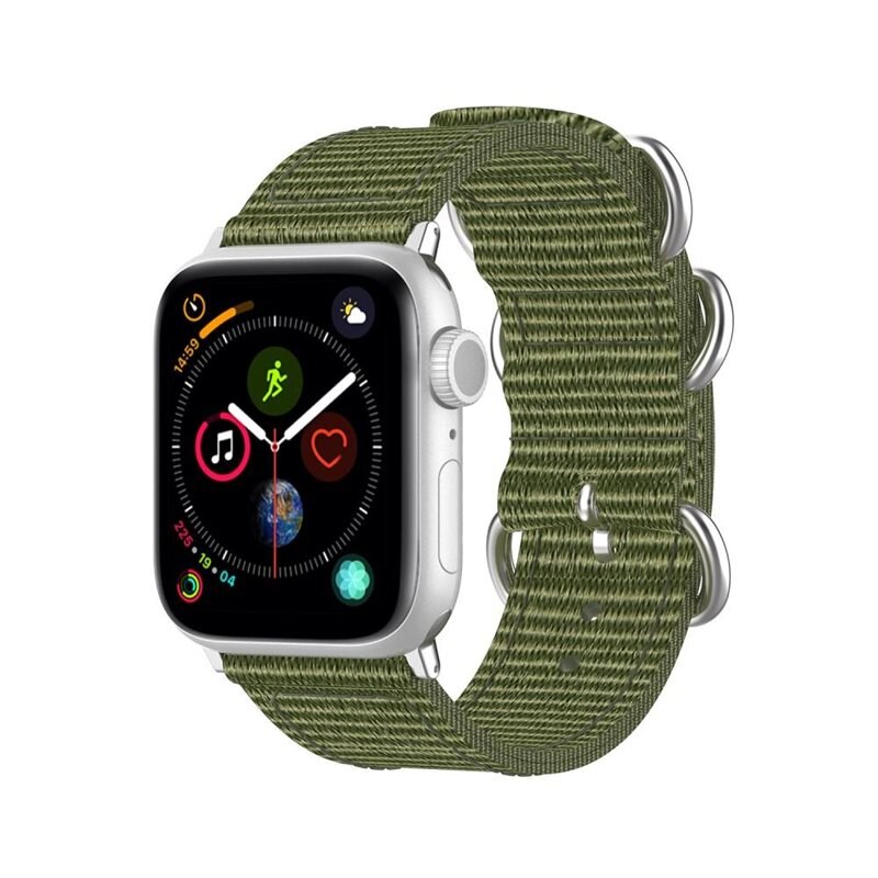 Apple Watch 45mm Series 9 Natoranneke vihreä