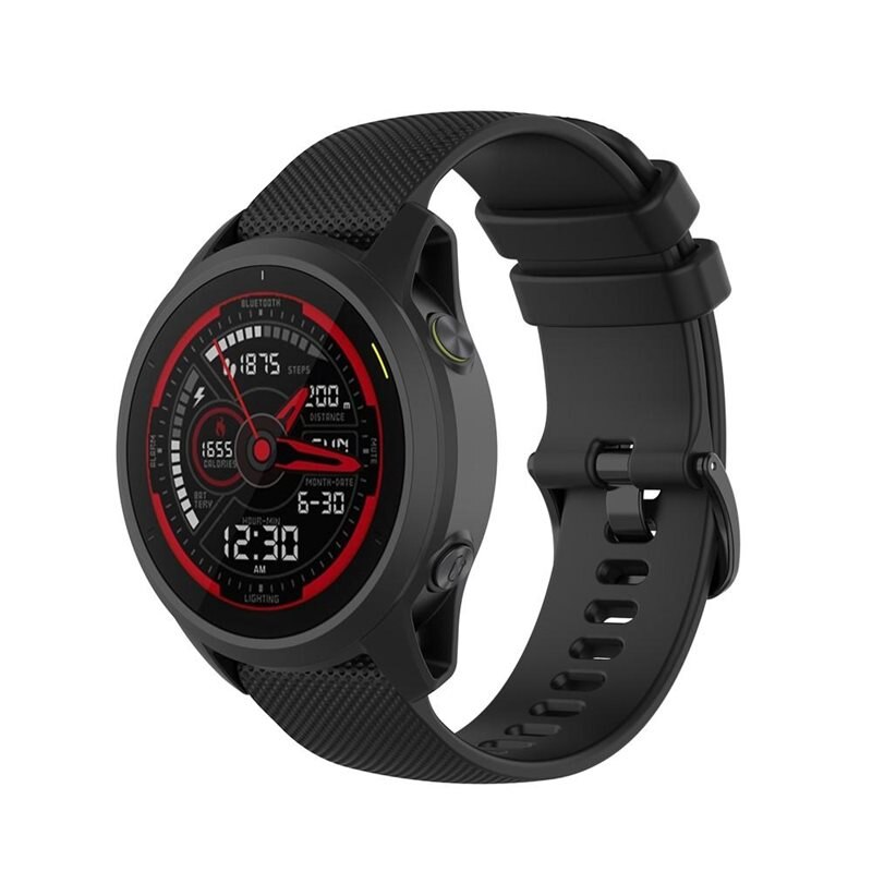 Silikoniranneke Garmin Forerunner 745 Musta