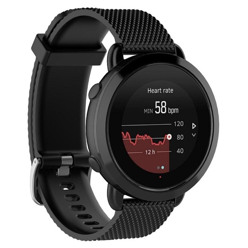 Silikoniranneke Suunto 3 Fitness Musta