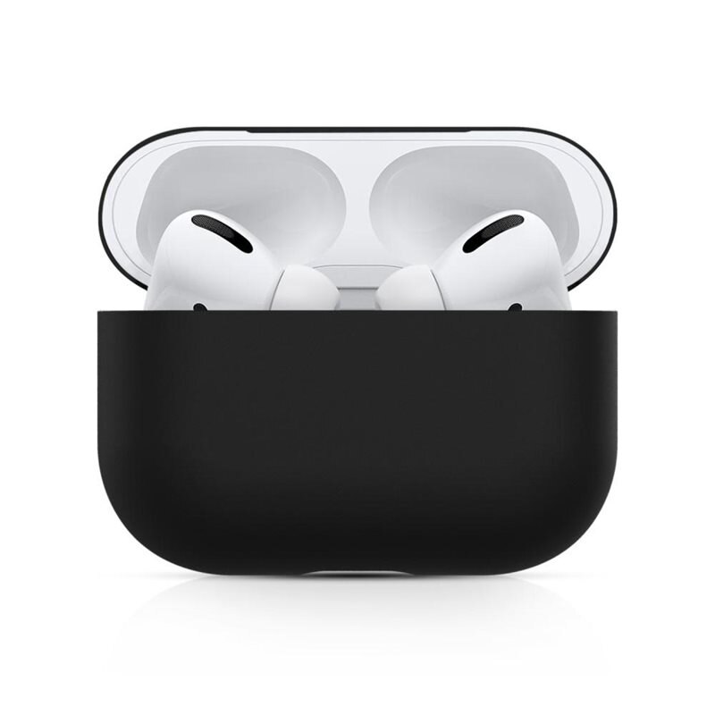 Silikonikotelo Apple AirPods Pro musta