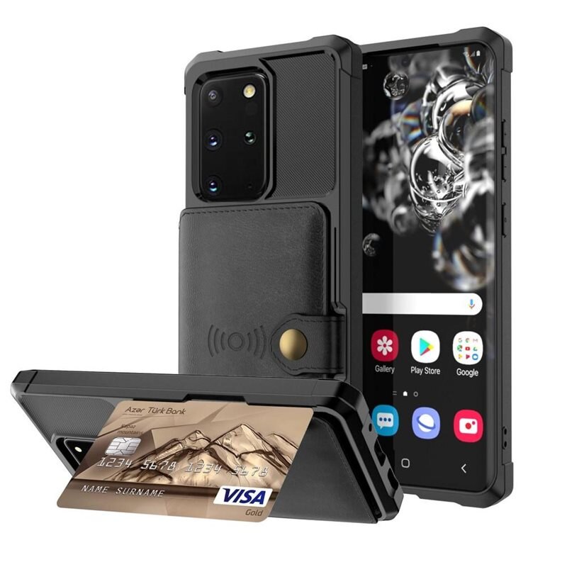 Tough Multi-slot Case Samsung Galaxy S20 Plus Musta - Puhelimen kuoret - Paikat korteille