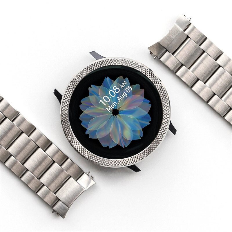 Ringke Metal One Titanium Band Galaxy Watch Active 2 44mm Silver