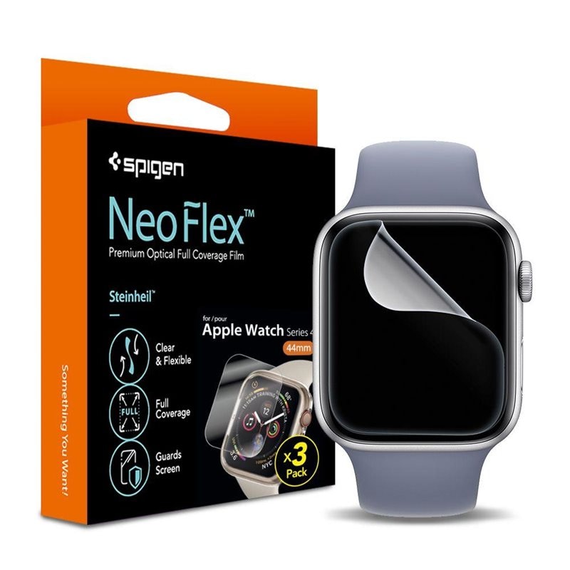 Spigen Apple Watch SE 40mm Screen Protector Neo Flex HD (3-pack)