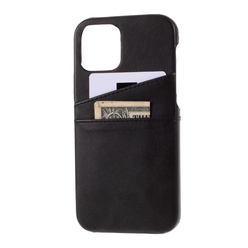 tectTech Card Slots Case iPhone 12/iPhone 12 Pro Musta - Puhelimen kuoret - Paikat korteille