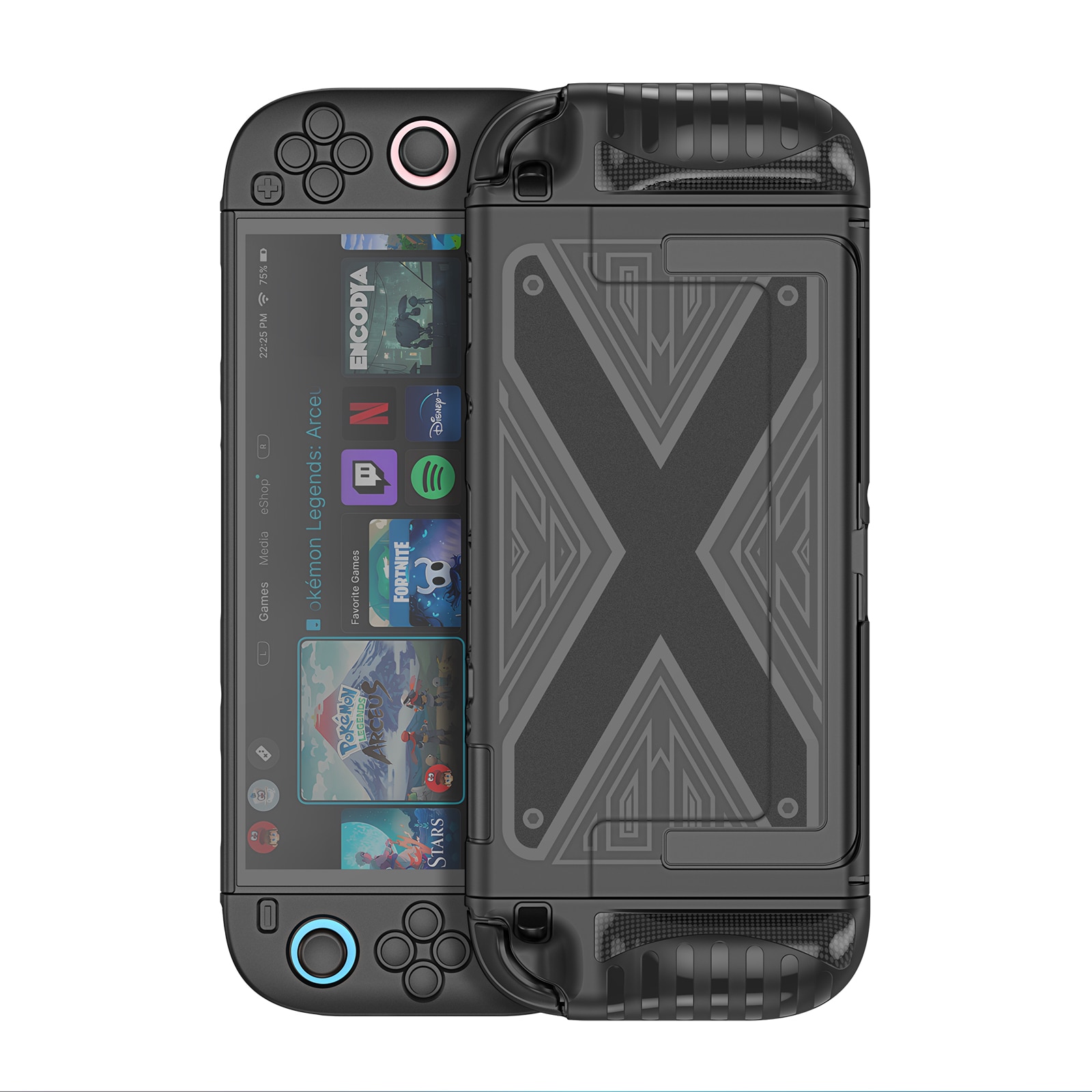 Nintendo Switch 2 Grip X Kuori Musta