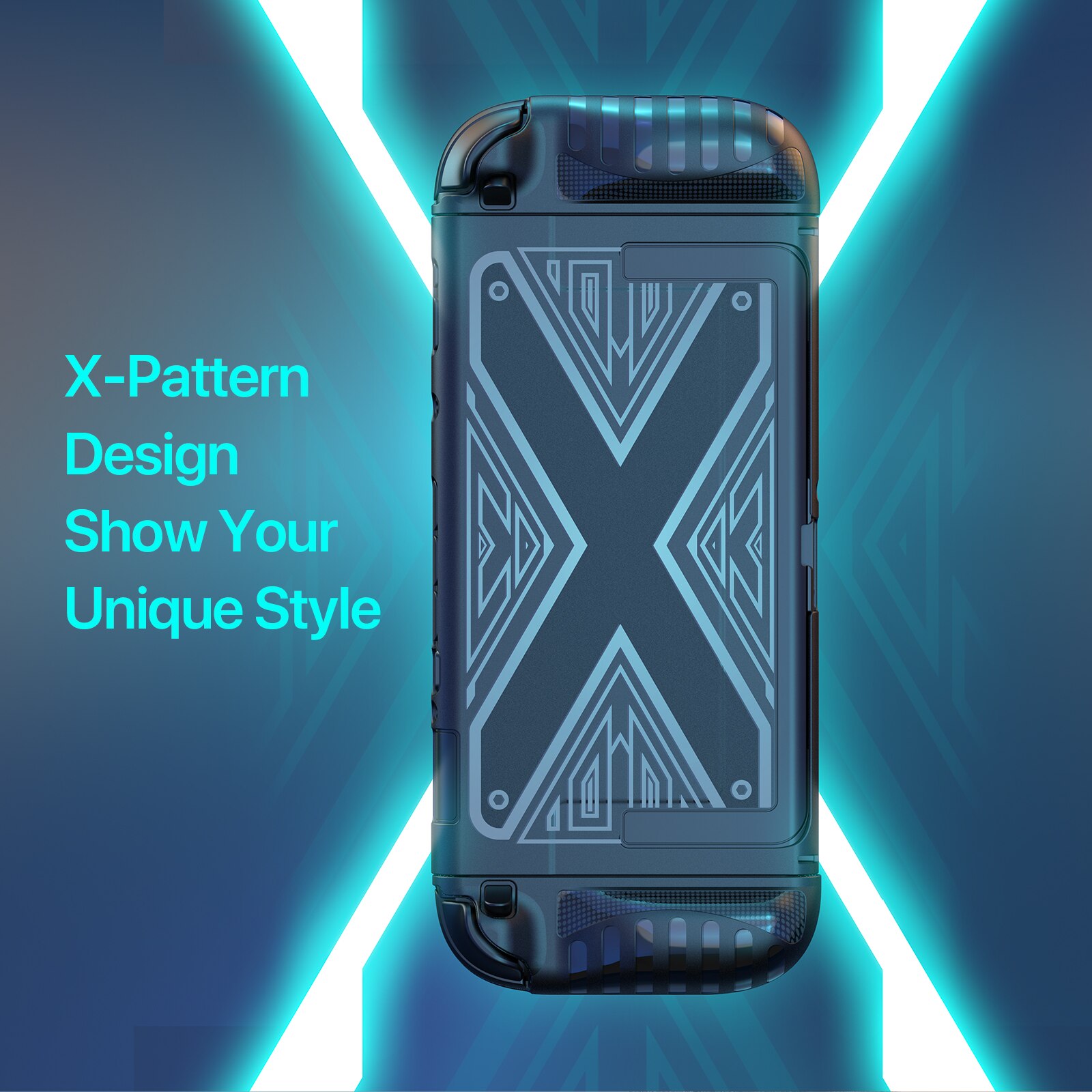 Nintendo Switch 2 Grip X Kuori Musta