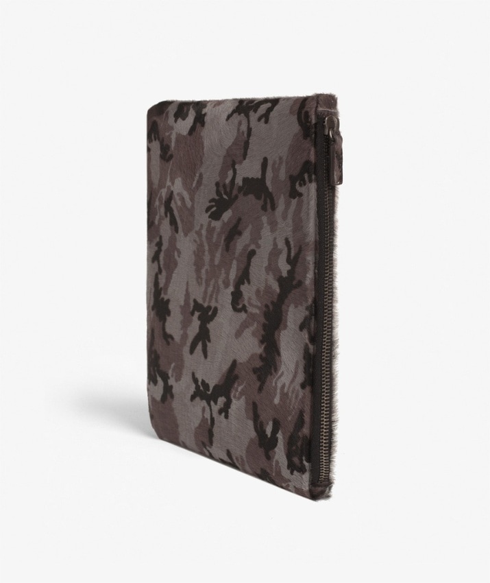 Small Clutch Pony Mini Military Grey