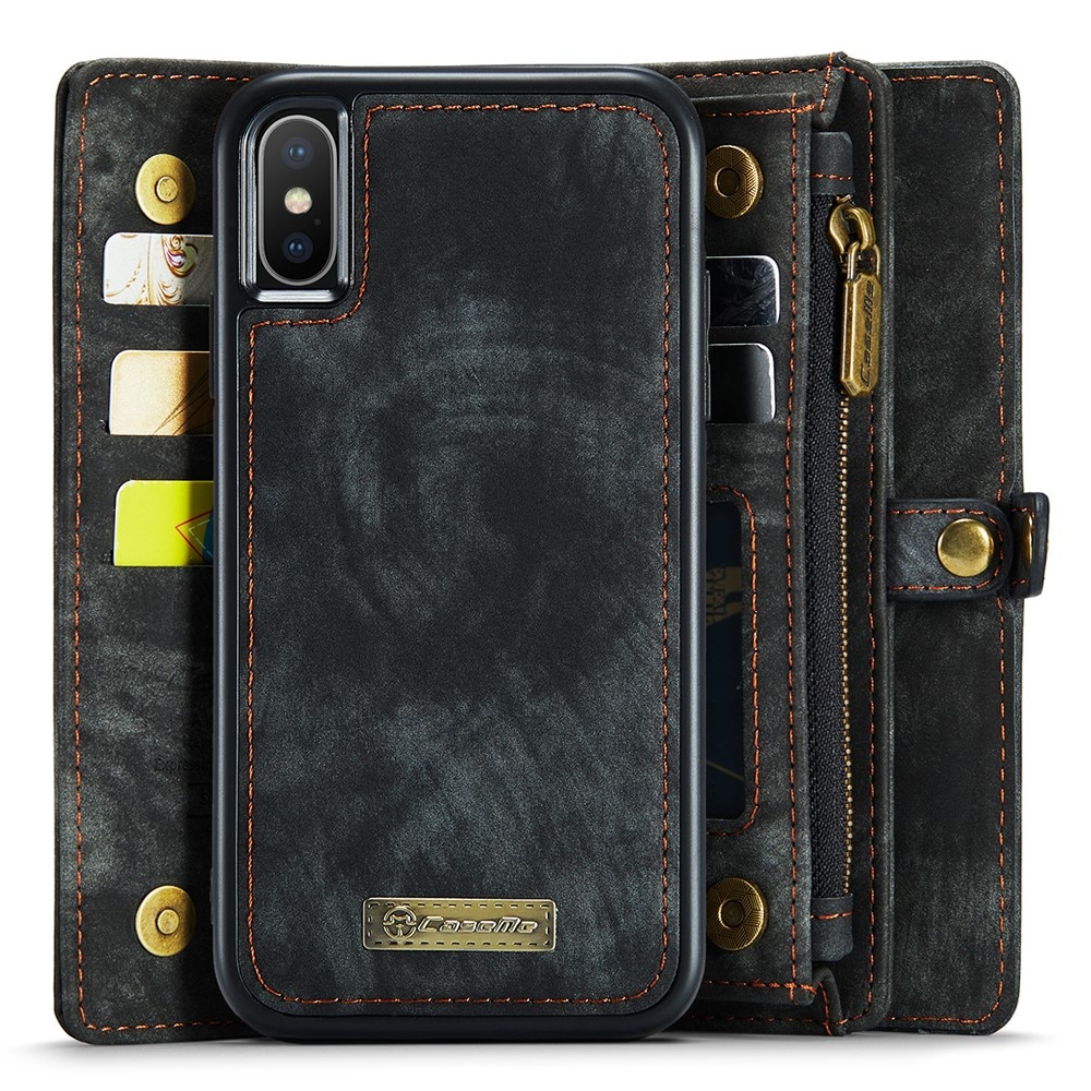 Multi-slot Suojakotelo iPhone X/XS Harmaa
