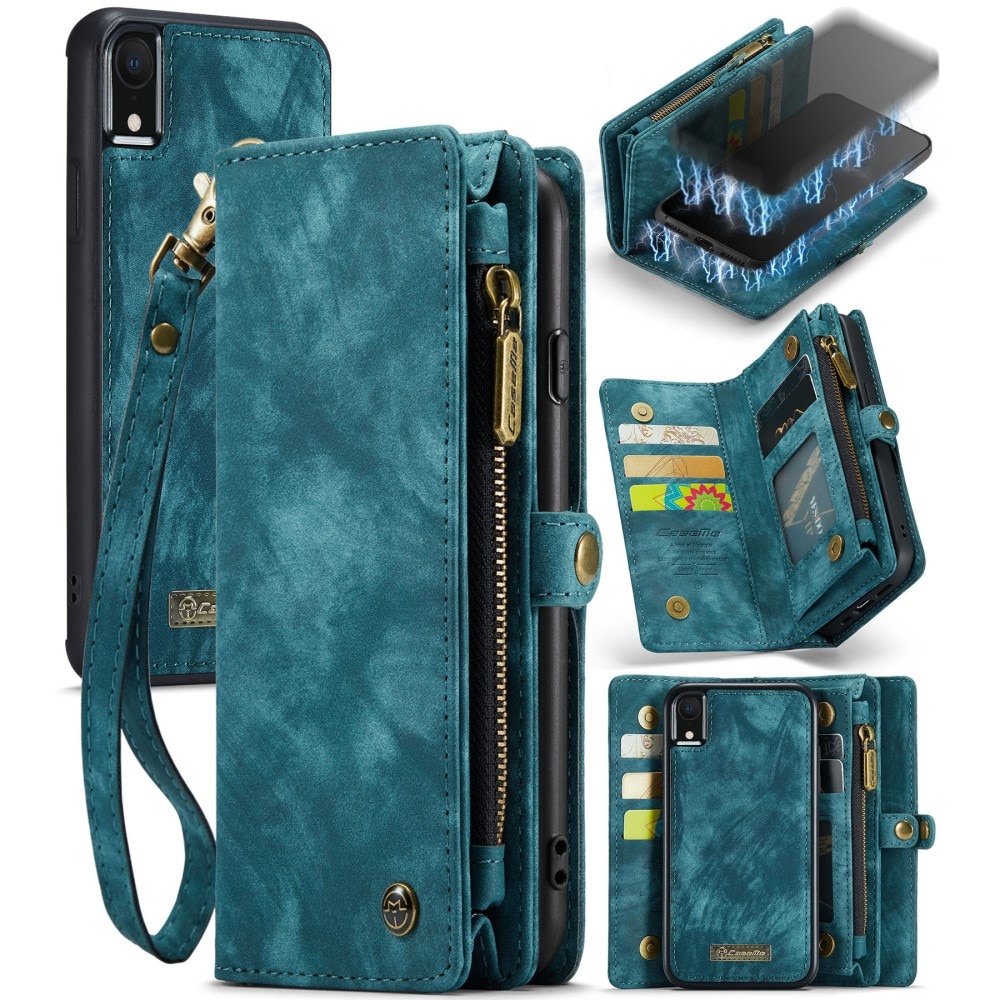 Multi-slot Suojakotelo Apple iPhone Xr Sininen
