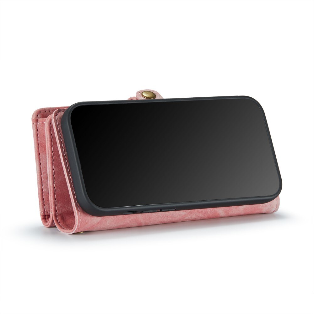 Multi-slot Suojakotelo iPhone Xr Vaaleanpunainen