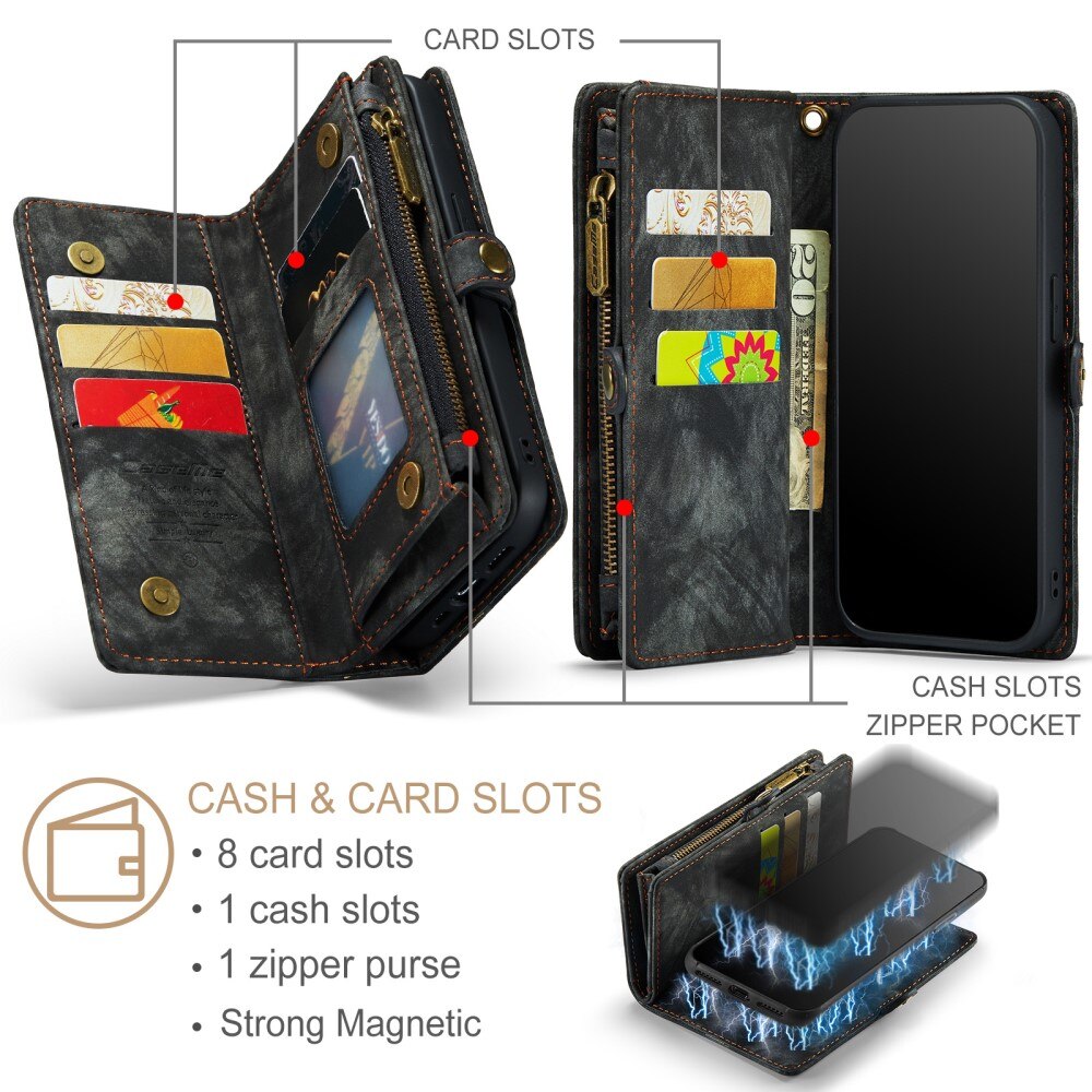 Multi-slot Suojakotelo iPhone Xs Max Harmaa