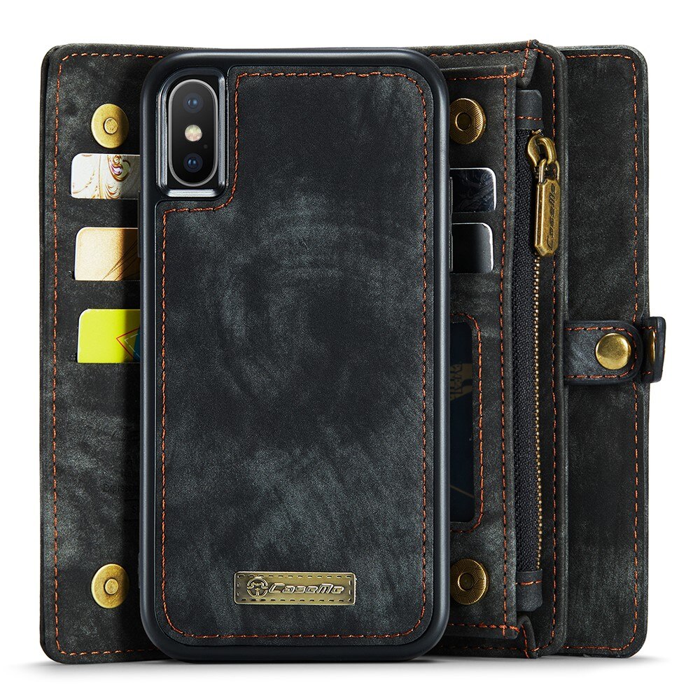 Multi-slot Suojakotelo iPhone Xs Max Harmaa