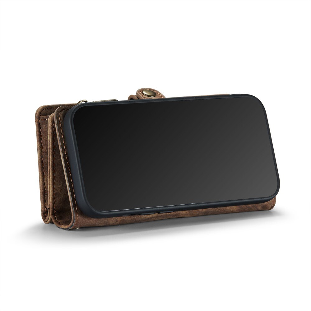 Multi-slot Suojakotelo iPhone Xs Max Ruskea