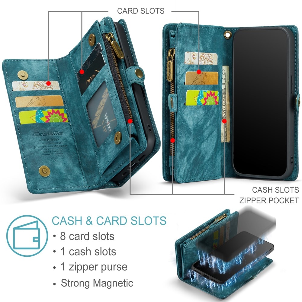 Multi-slot Suojakotelo iPhone 11 Pro sininen