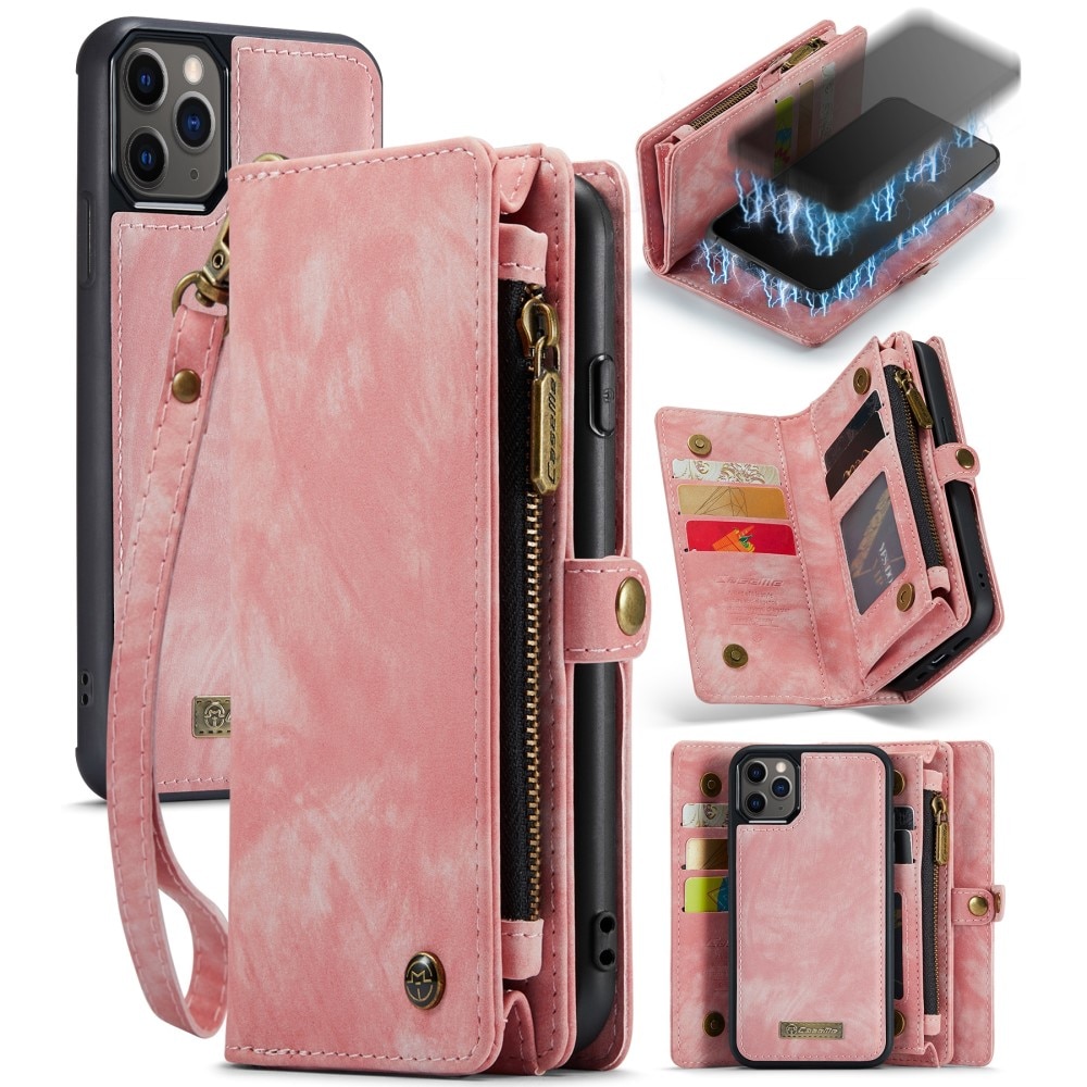 Multi-slot Suojakotelo iPhone 11 Pro vaaleanpunainen