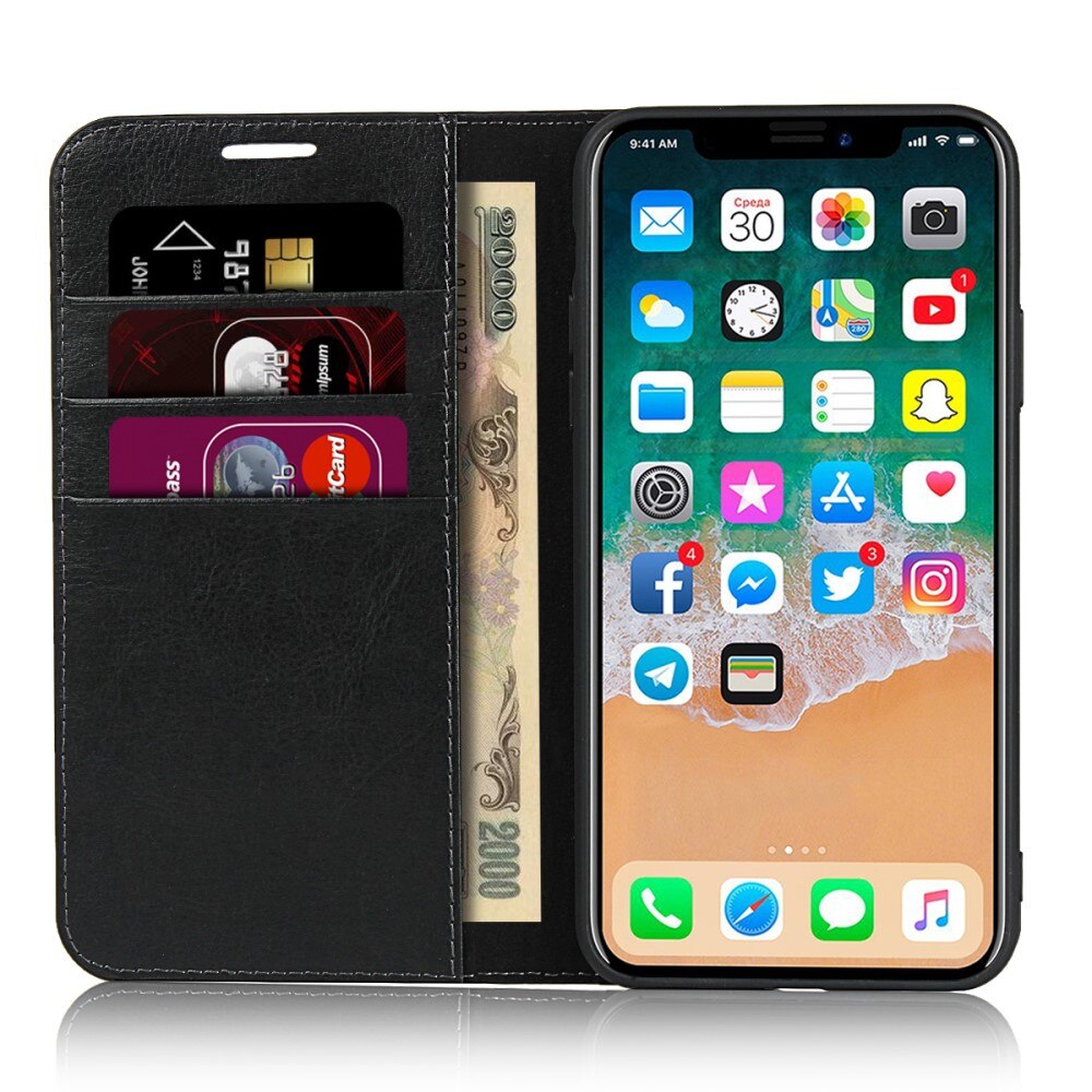 Suojakotelo Aito Nahka iPhone 11 Pro musta