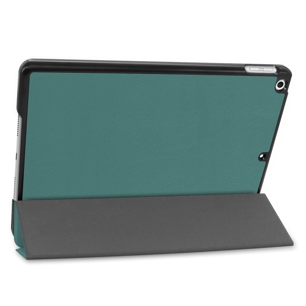 iPad 10.2 7th Gen (2019) Kotelo Tri-fold vihreä