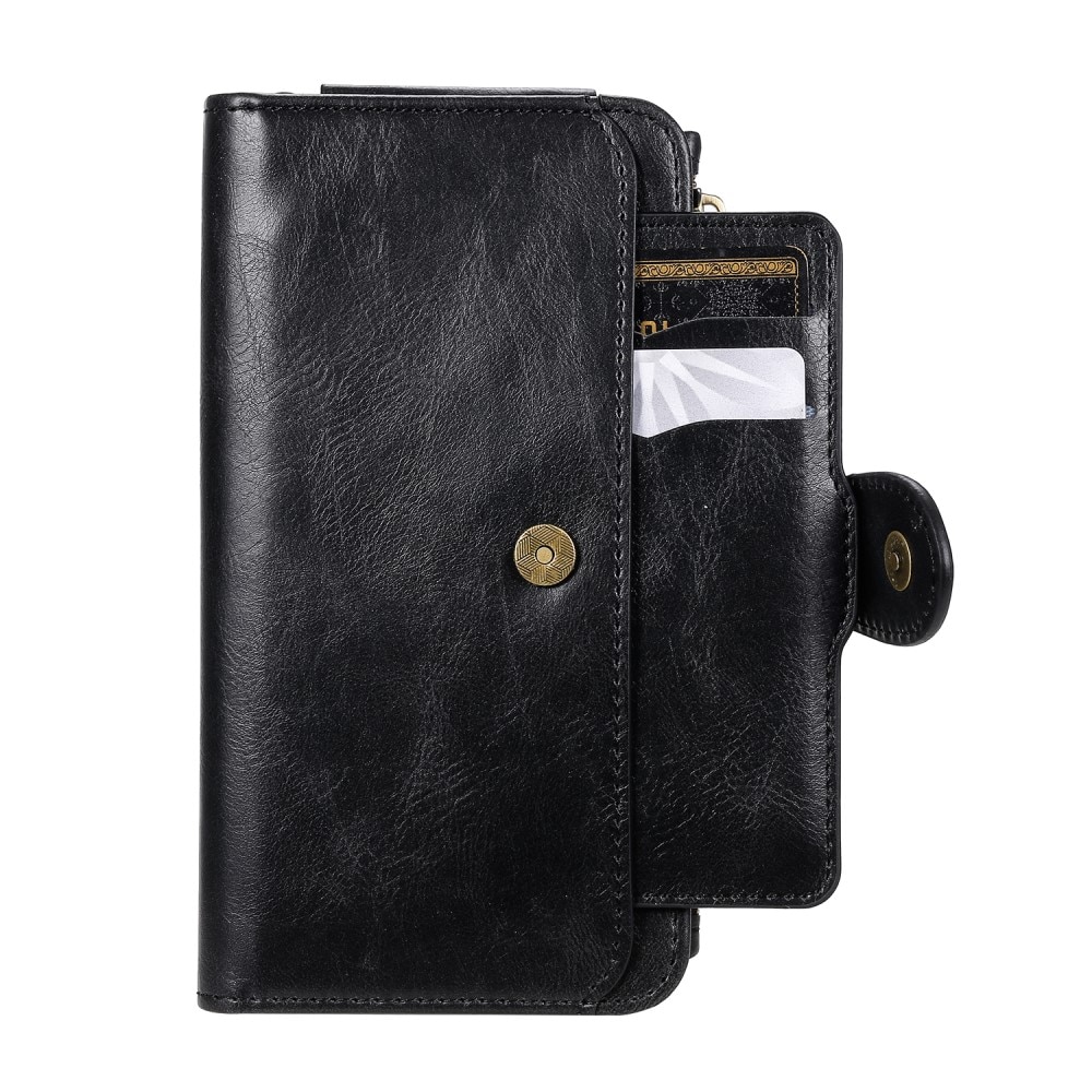 Magnet Leather Multi-Wallet iPhone 11 musta