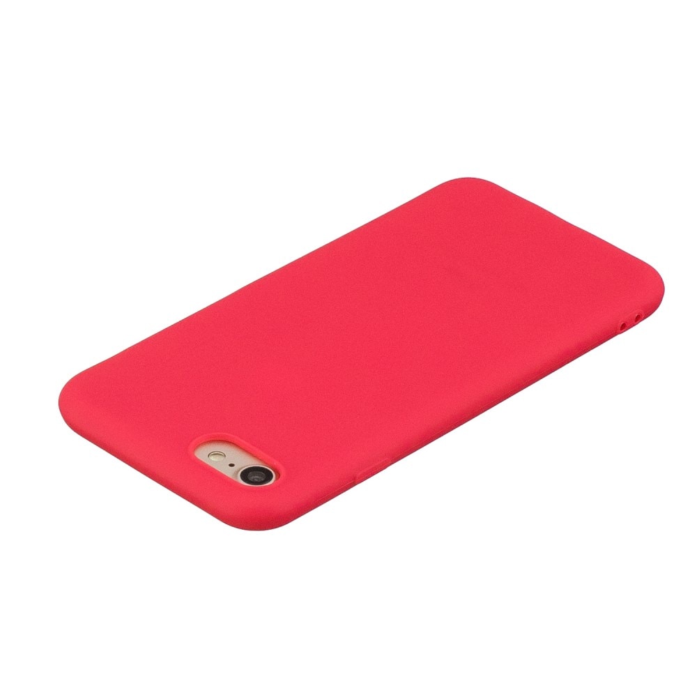 TPU suojakuori iPhone SE (2022) punainen