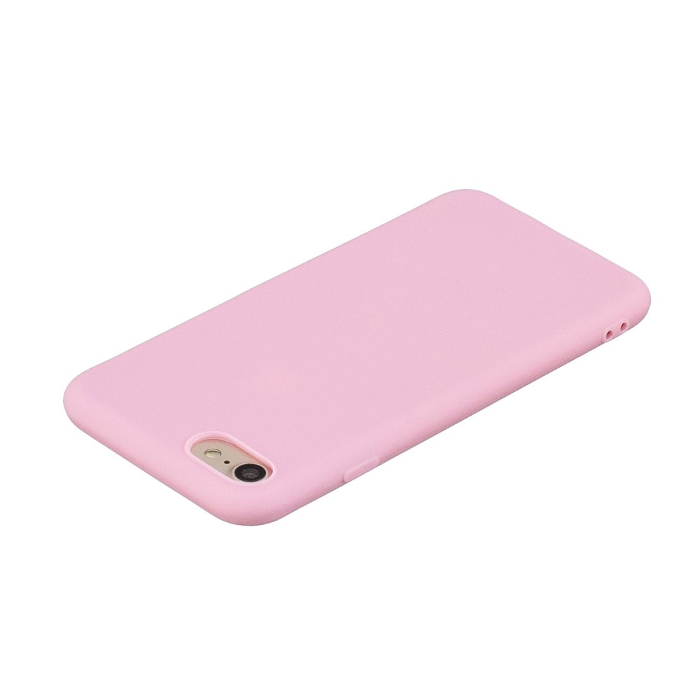TPU suojakuori iPhone SE (2022) vaaleanpunainen