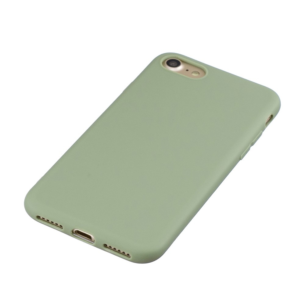TPU suojakuori iPhone SE (2022) vihreä