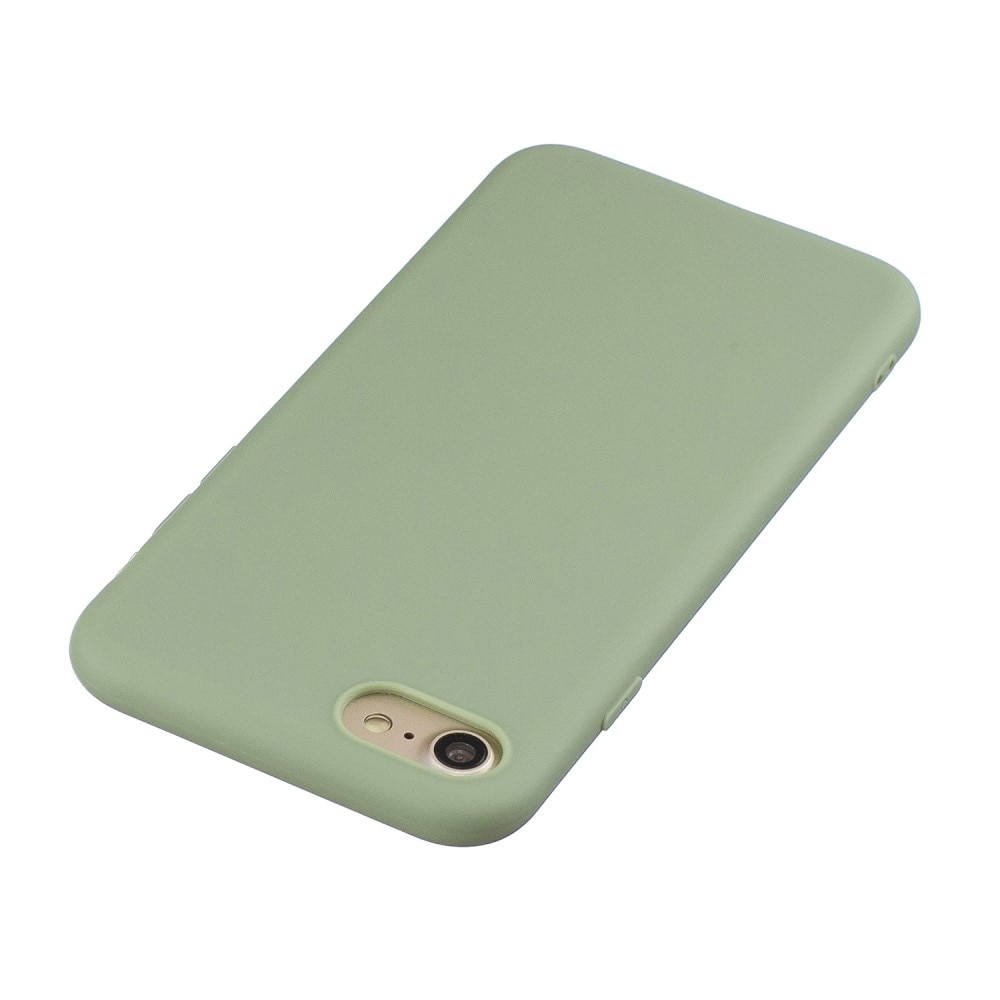 TPU suojakuori iPhone SE (2022) vihreä