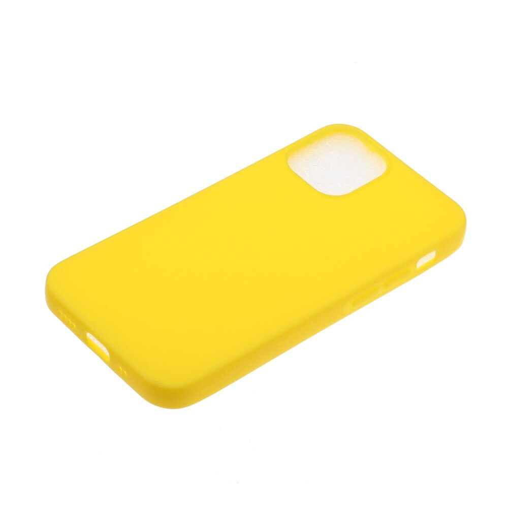 TPU suojakuori iPhone 12 Mini keltainen