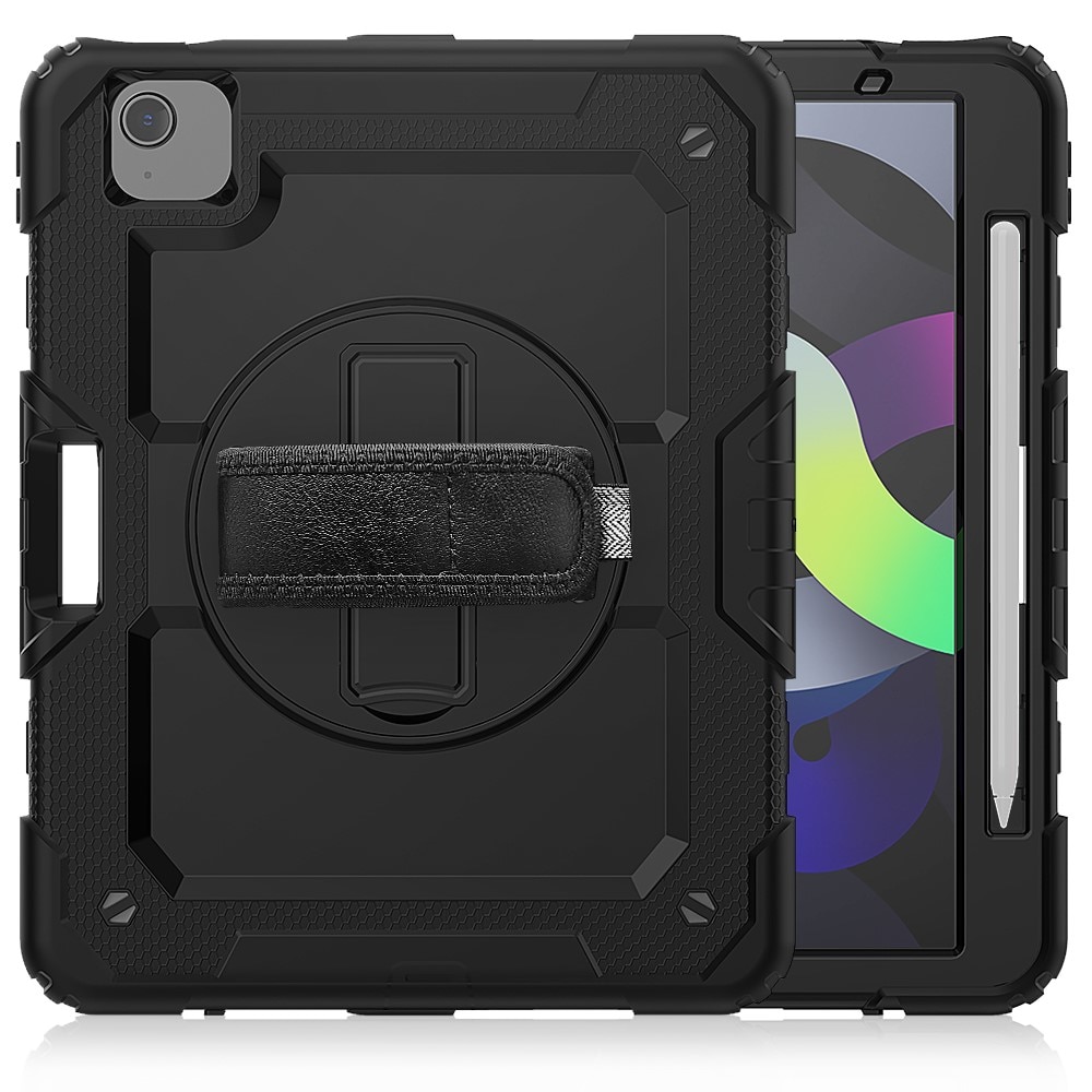 Iskunkestävä Full Protection Hybridikuori iPad Air 10.9 5th Gen (2022) musta