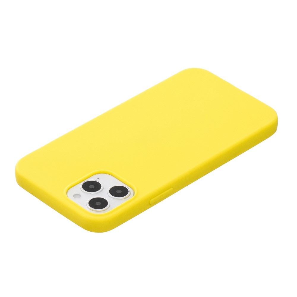 iPhone 12/12 Pro Silikonkuori Keltainen