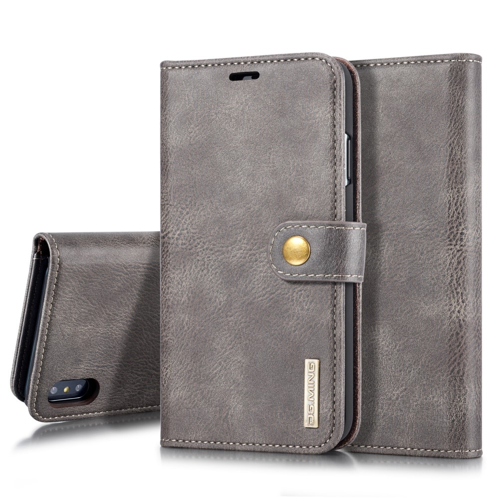 Magnet Wallet iPhone Xs Max Brown