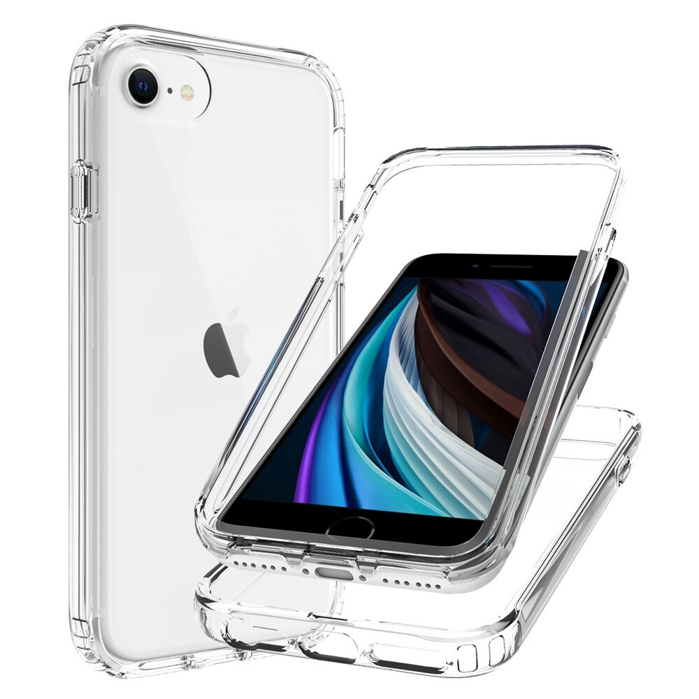 Full Cover Kuori iPhone SE (2020) kirkas