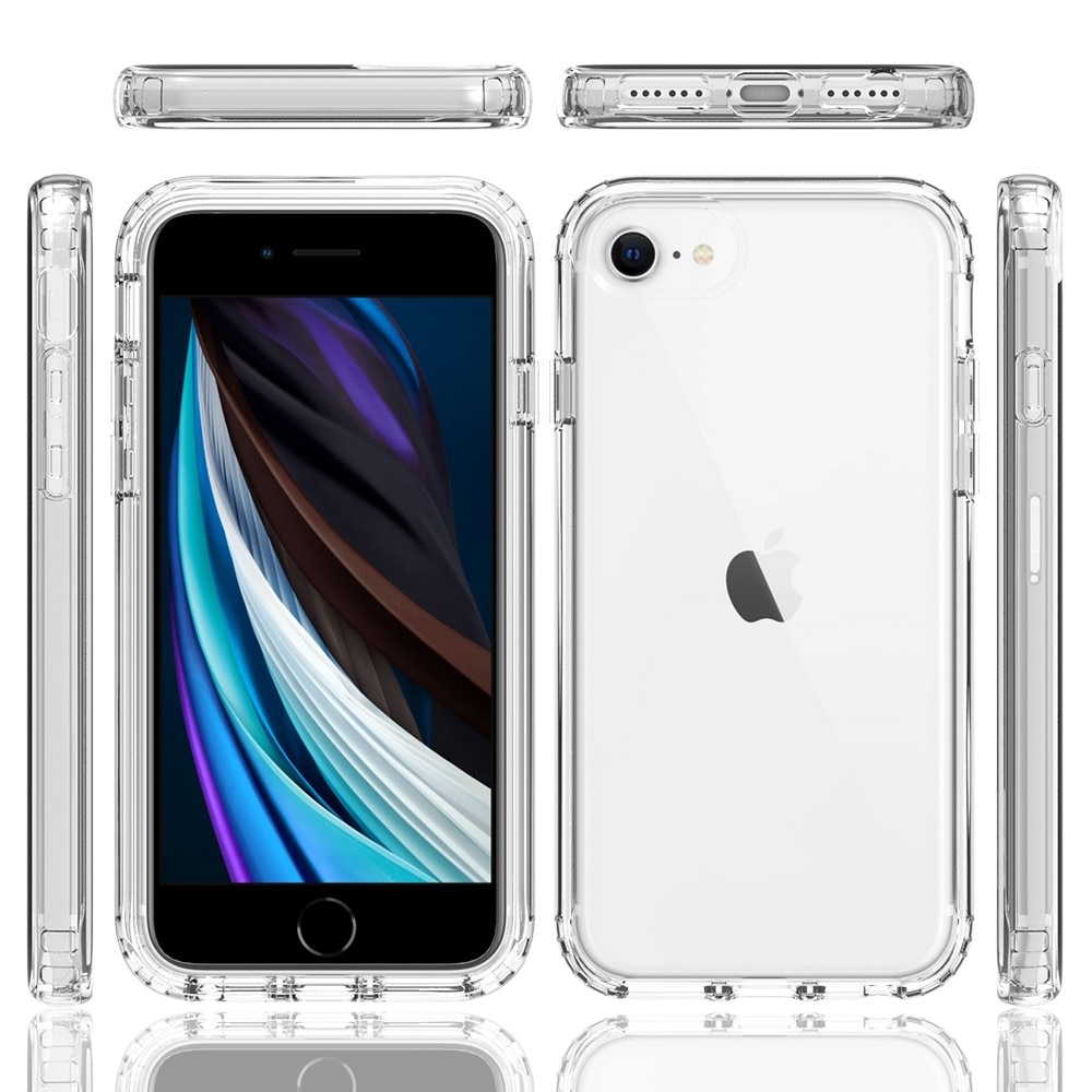 Full Cover Kuori iPhone SE (2020) kirkas