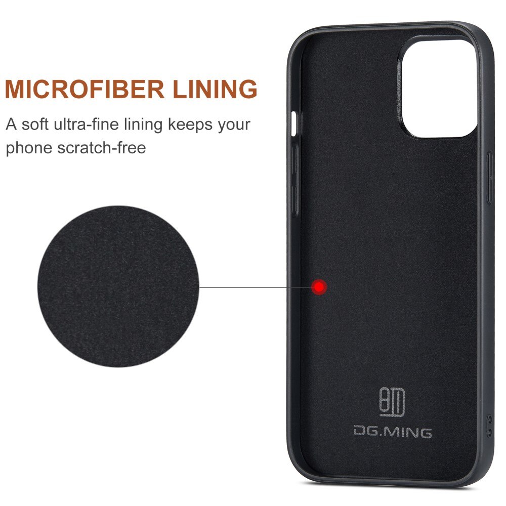 Magnetic Card Slot Case iPhone 12 Pro Max Musta