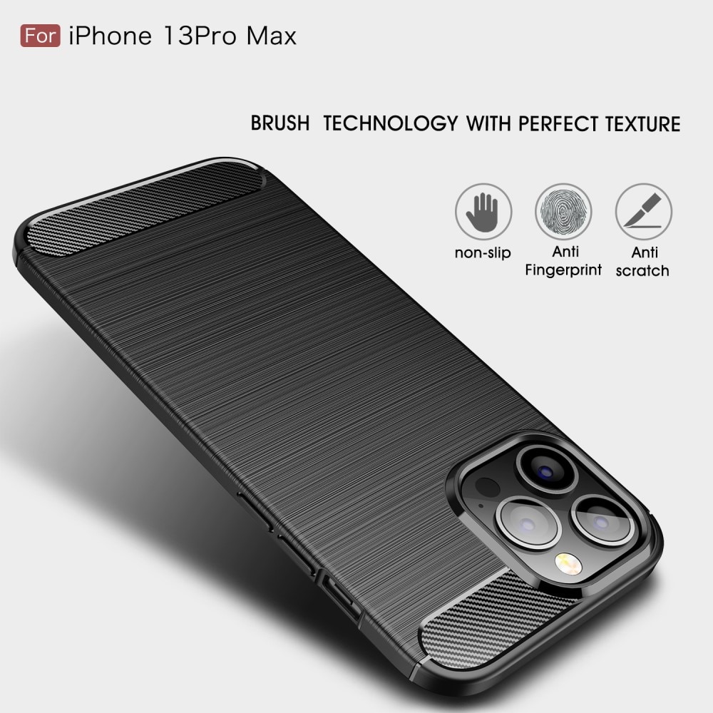 Brushed TPU Kuori iPhone 13 Pro Max Black