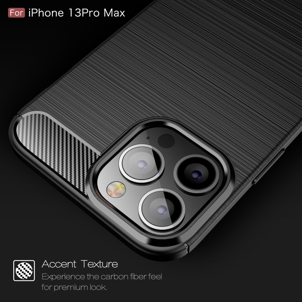 Brushed TPU Kuori iPhone 13 Pro Max Black