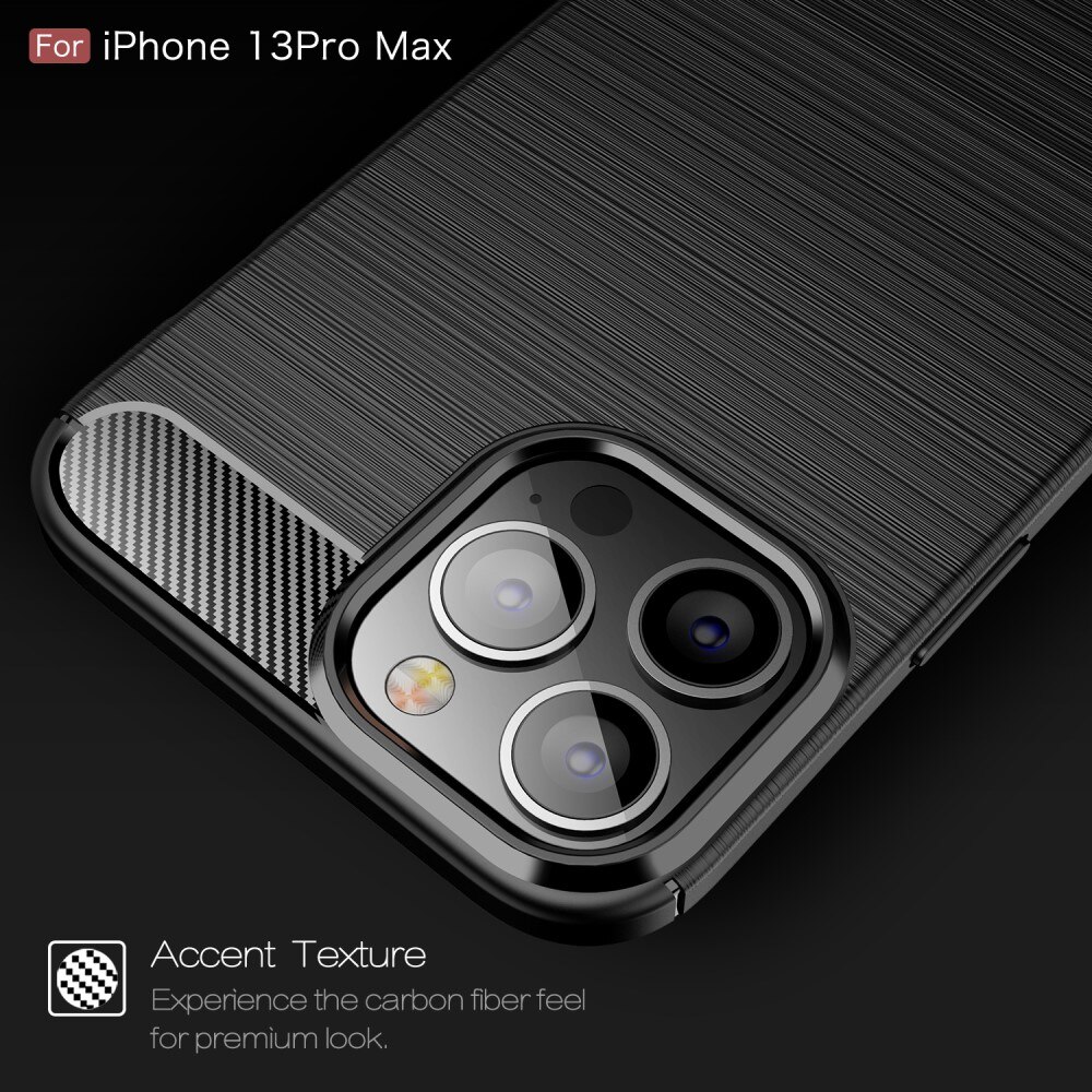 Brushed TPU Kuori iPhone 13 Pro Max Black