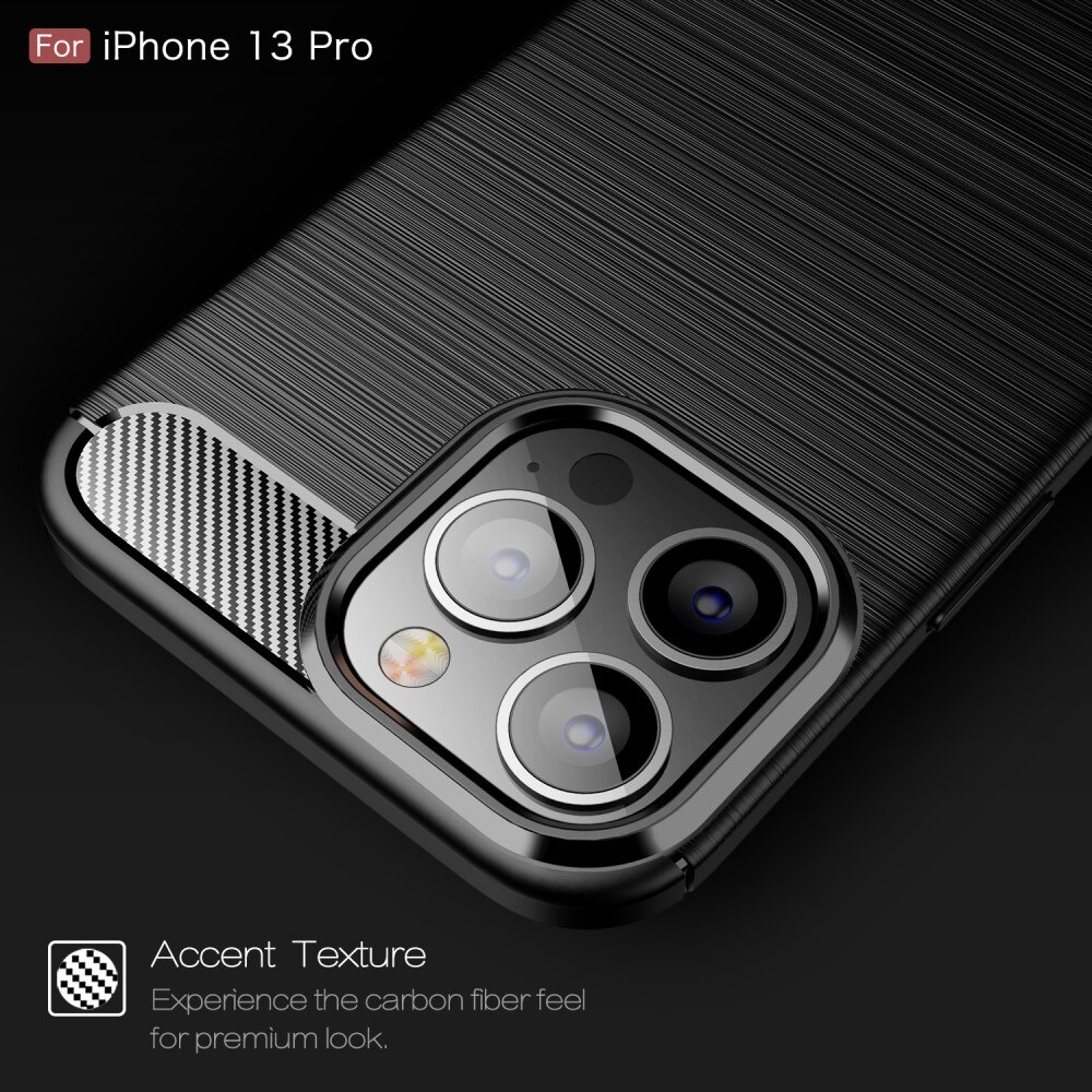 Brushed TPU Kuori iPhone 13 Pro Black