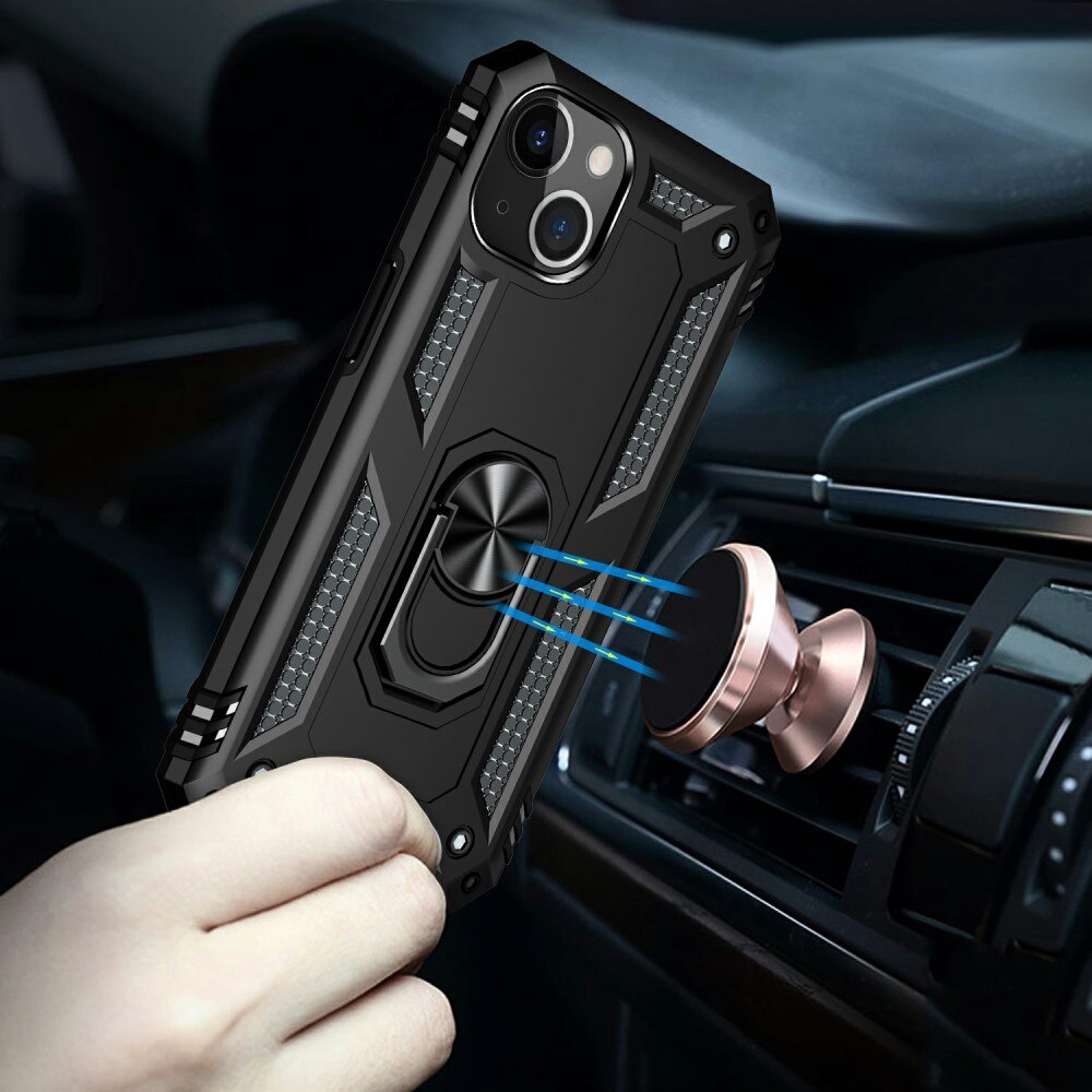 Hybridikuori Tech Ring iPhone 13 musta