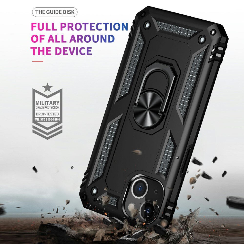 Hybridikuori Tech Ring iPhone 13 musta