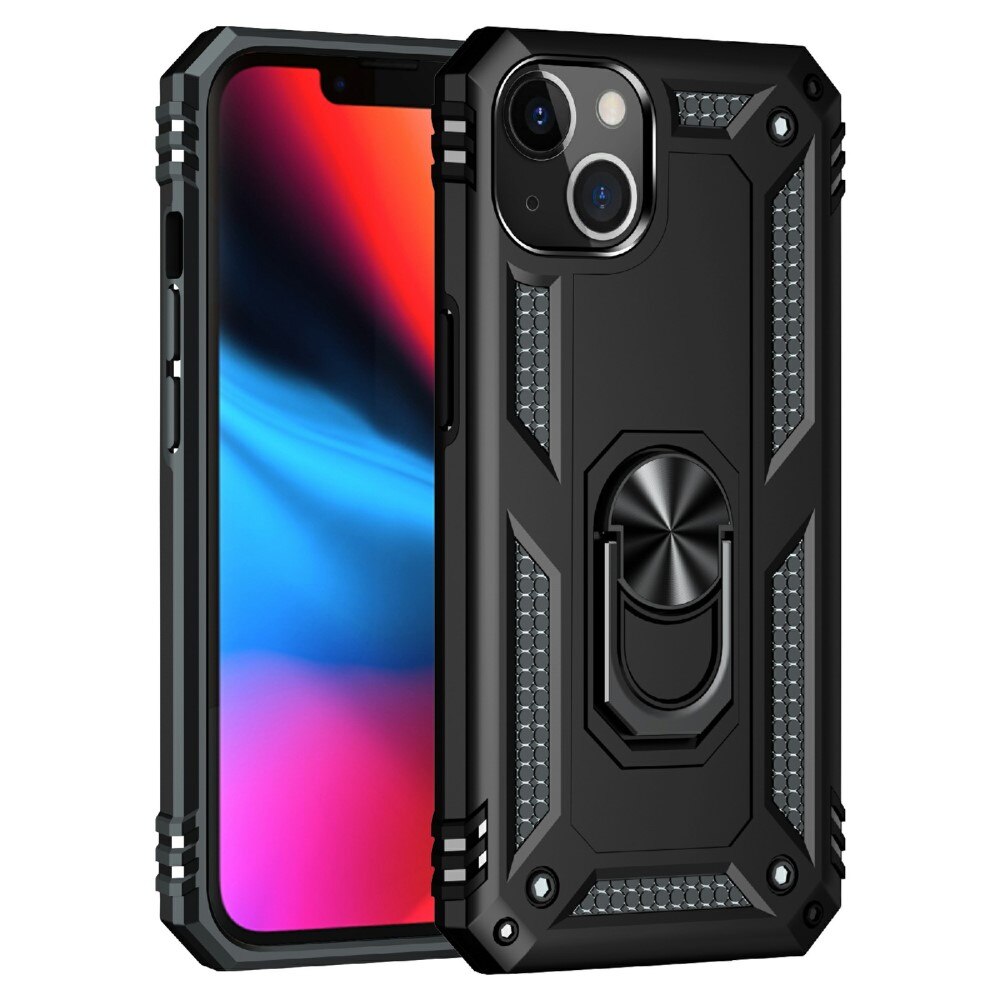 Hybridikuori Tech Ring iPhone 13 musta