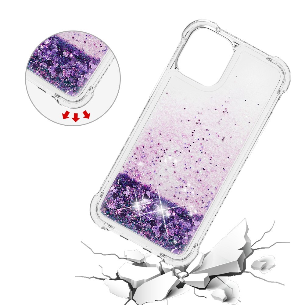 iPhone 13 Mini Glitter Powder TPU Case Violetti